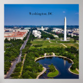 Washington DC cityscape Poster (Voorkant)