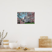 Washington DC Congress Capitol Hill Cherry Blossom Poster (Keuken)