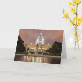 Washington DC, de Bouw van het Capitool Kaart (Gele Bloem)