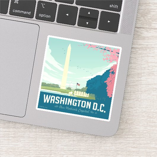 Washington DC | De hoofdstad van ons land Sticker (Detail)