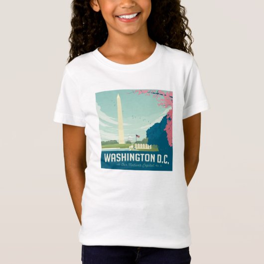 Washington DC | De hoofdstad van ons land T-shirt (Voorkant)