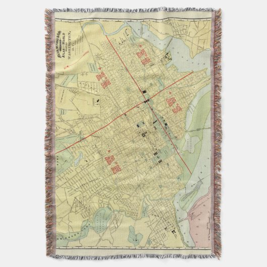 Washington, DC Deken (Voorkant Verticaal)