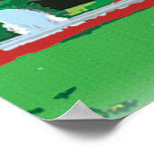 Washington DC - Digitaal schilderij in White House Poster (Hoek)