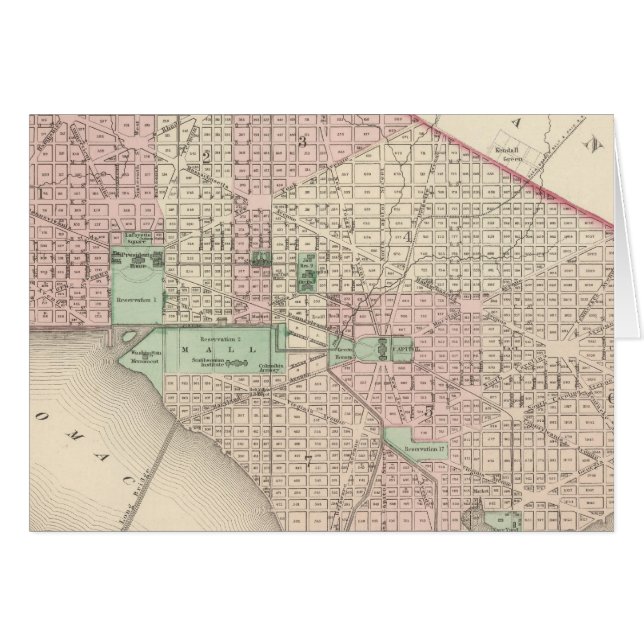 Washington DC et Georgetown (Devant horizontal)