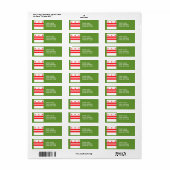 WASHINGTON DC. ETIKET (Full Sheet)