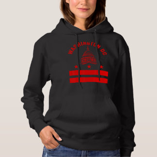 Washington DC Flag Love Capitol Hill Souvenir Trav Hoodie