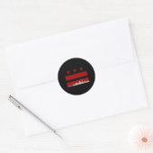 Washington DC Flag Ronde Sticker (Envelop)
