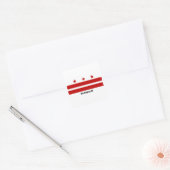 Washington DC Flag Sticker (Envelop)