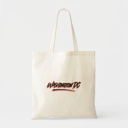 Washington DC Graffiti Style Tote Bag (Voorkant)