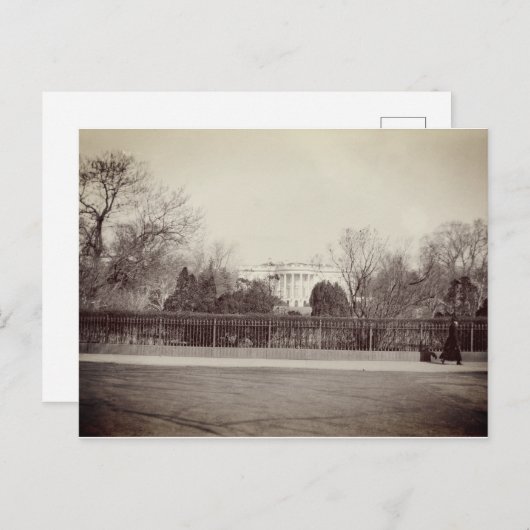 WASHINGTON DC HET WITTE HUIS 1919 FOTO BRIEFKAART (Voorkant / Achterkant)