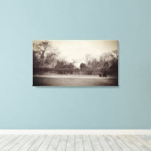 WASHINGTON DC HET WITTE HUIS 1919  FOTO CANVAS AFDRUK (Insitu (Houten vloer))