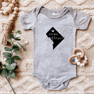 Washington DC Home Grown Status bewerkbare kleur Romper