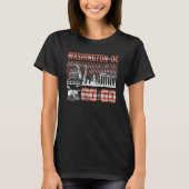 Washington DC I Love Go Music 6 T-shirt (Voorkant)