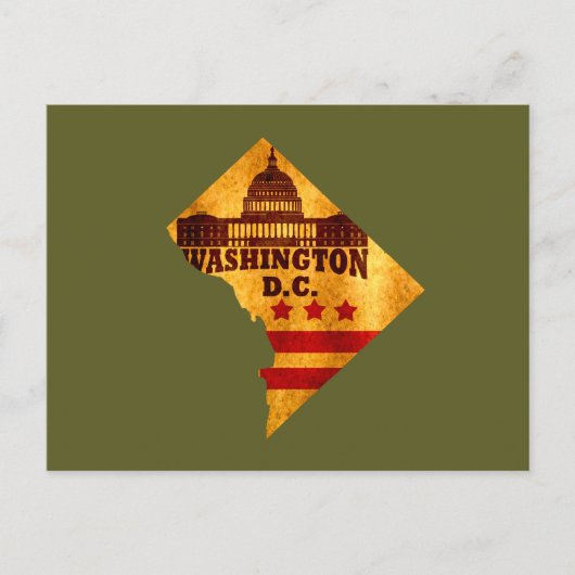 washington dc - kaart (Voorkant)