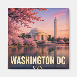 Washington DC Kersenbloesemonument Reisgeschenk Magneet
