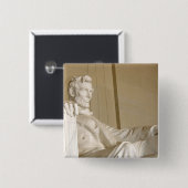 Washington, DC, Lincoln Memorial Vierkante Button 5,1 Cm (Voorkant /achterkant)