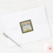 Washington DC | Lincoln Memorial Vierkante Sticker (Envelop)