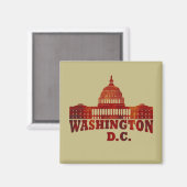 Washington DC Magneet (Voorkant / Achterkant)