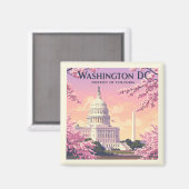 Washington DC Magneet (Voorkant / Achterkant)