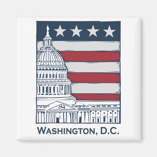 Washington DC magneet (Voorkant)