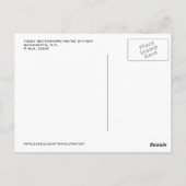 Washington DC Metro Station Briefkaart (Achterkant)