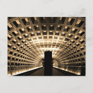 Washington DC Metro Station Briefkaart