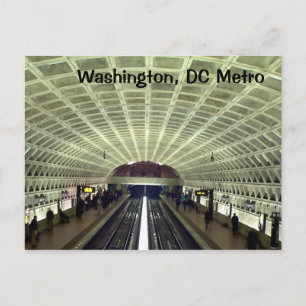 Washington, DC: Metro-station Briefkaart