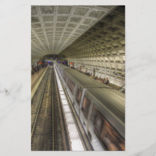 Washington DC-metrotreinstation Briefpapier