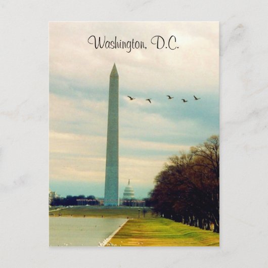 washington dc - monument briefkaart (Voorkant)