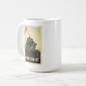 Washington, DC | Oorlogsmonument van het Korps Mar Koffiemok (Voorkant links)