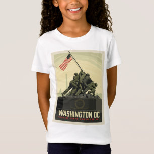 Washington, DC Oorlogsmonument van het Korps Mar T-shirt