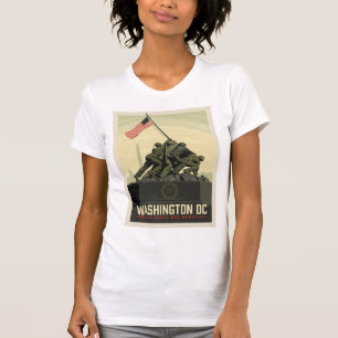 Washington, DC Oorlogsmonument van het Korps Mar T-shirt