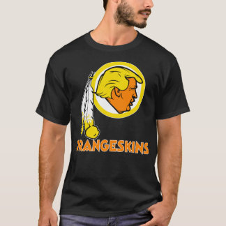Washington DC Orangeskins Team Logo v1 Klassieke T T-shirt