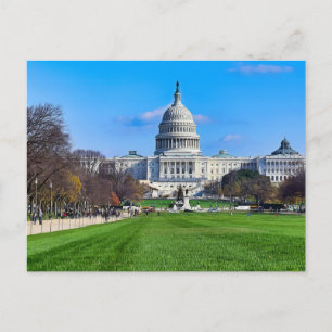Washington DC Oriëntatiepunten Capitool Briefkaart