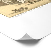 Washington, DC Panorama Map - 1857 Poster (Hoek)