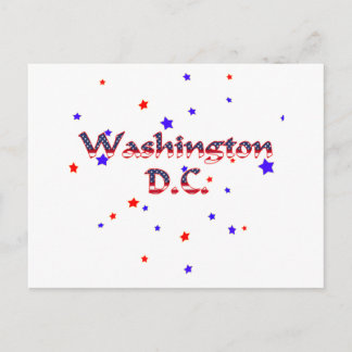Washington DC Patriotic Stars Briefkaart