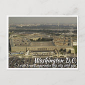 Washington DC Pentagon Briefkaart (Voorkant)