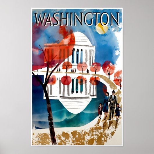 Washington DC Poster (Voorkant)