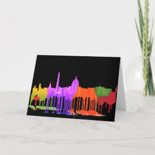 WASHINGTON DC-PUDDLES - FEESTDAGEN KAART