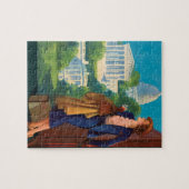  Washington DC-reisillustratie Legpuzzel (Horizontaal)