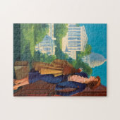 Washington DC-reisillustratie Legpuzzel (Horizontaal)