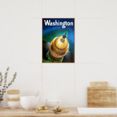 Washington DC-reisposter Poster (Keuken)