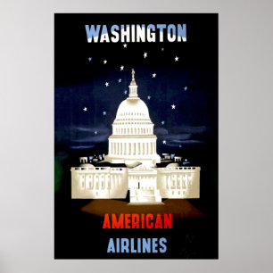  Washington DC-reisposter Poster