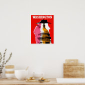 Washington DC-reisposter Poster (Keuken)