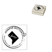 Washington DC retouradres Rubberstempel (Gestempeld)