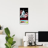 Washington DC Retro Travel Poster (Thuiskantoor)