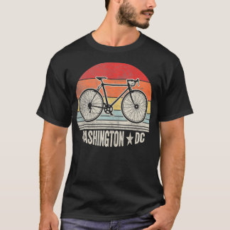 Washington DC Retro Vintage Washington Bicycle 7 T-shirt