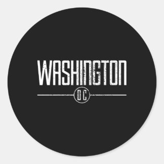 Washington DC Ronde Sticker