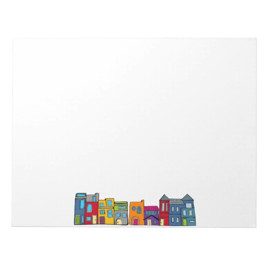 Washington DC Row House Notitieblok (Voorkant)