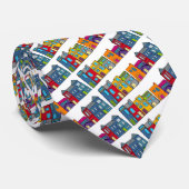 Washington DC Row House Stropdas (Opgerold)